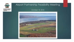 Airport Partnership Feasibility presentation